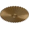 Ekena Millwork Shakuras Ceiling Medallion (For Canopies up to 5 3/4"), Hand-Painted Pale Gold, 33 7/8"OD x 2"P CM34SHPAS - alternate 3